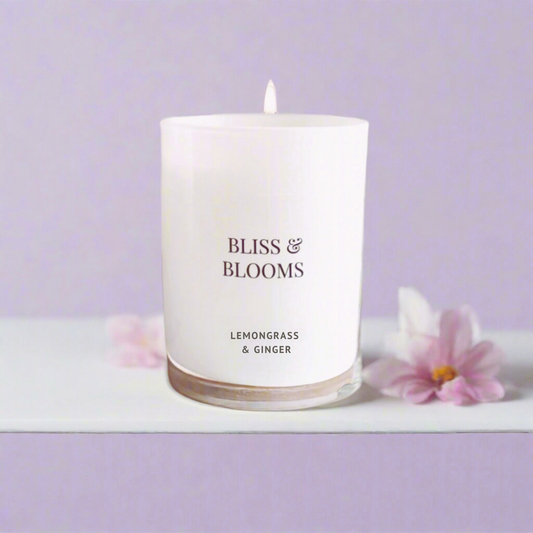 Lemongrass & Ginger Scented Candle